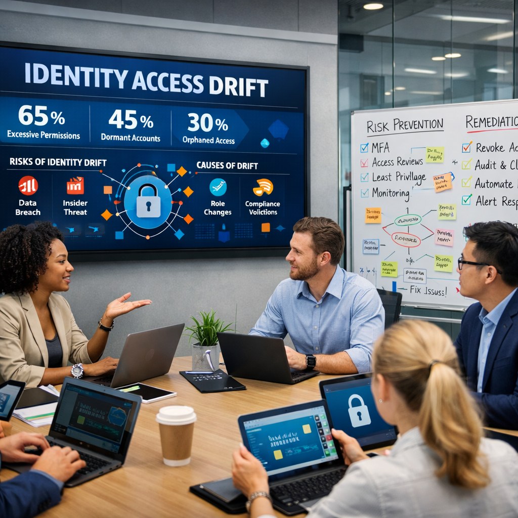 Risk Prevention and Remediation for Identity Access Drift